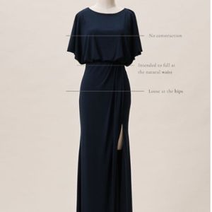 Brand new BHLDN navy dress